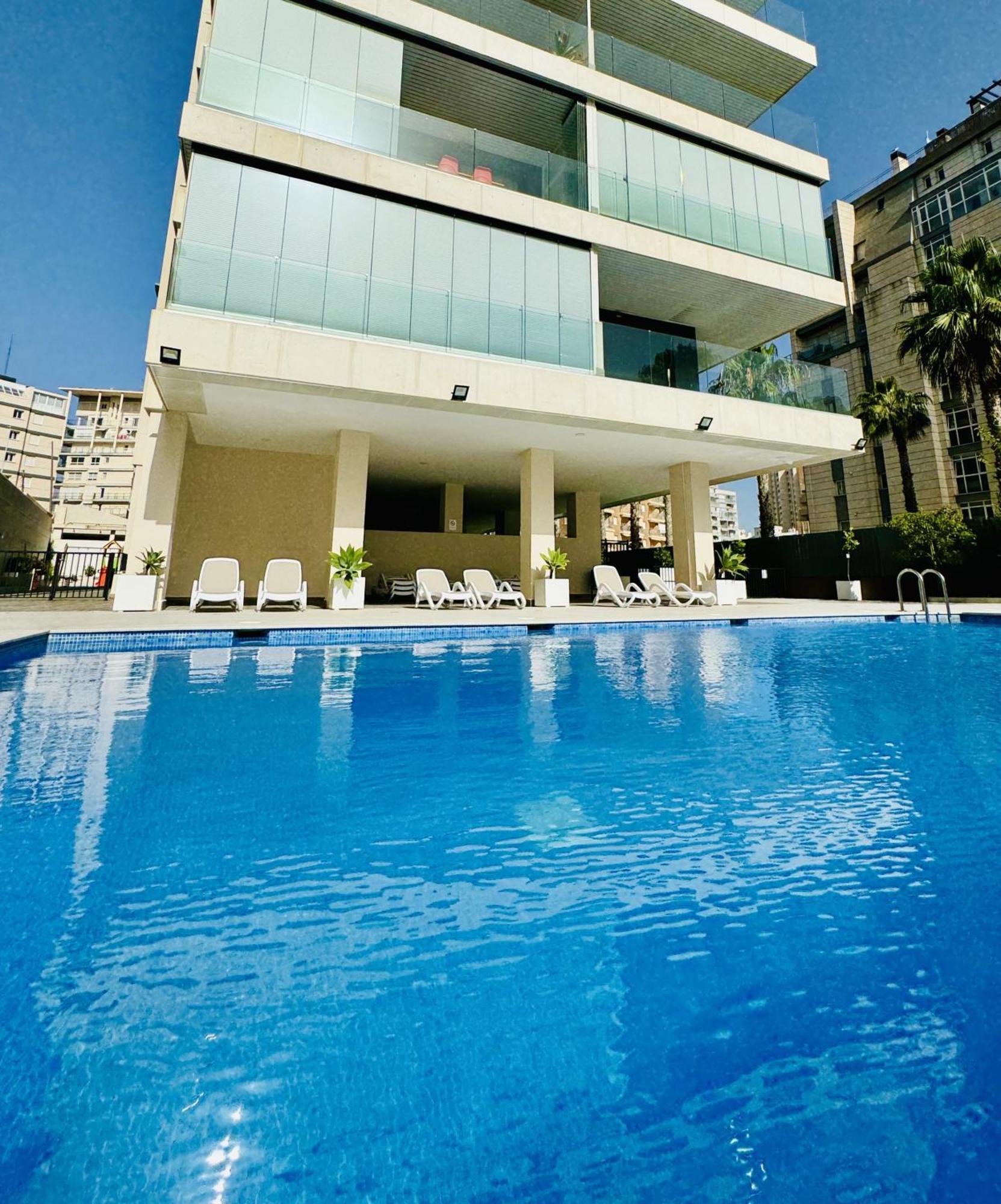 Calpe Beach II - Sea & Pool View Apartment 外观 照片