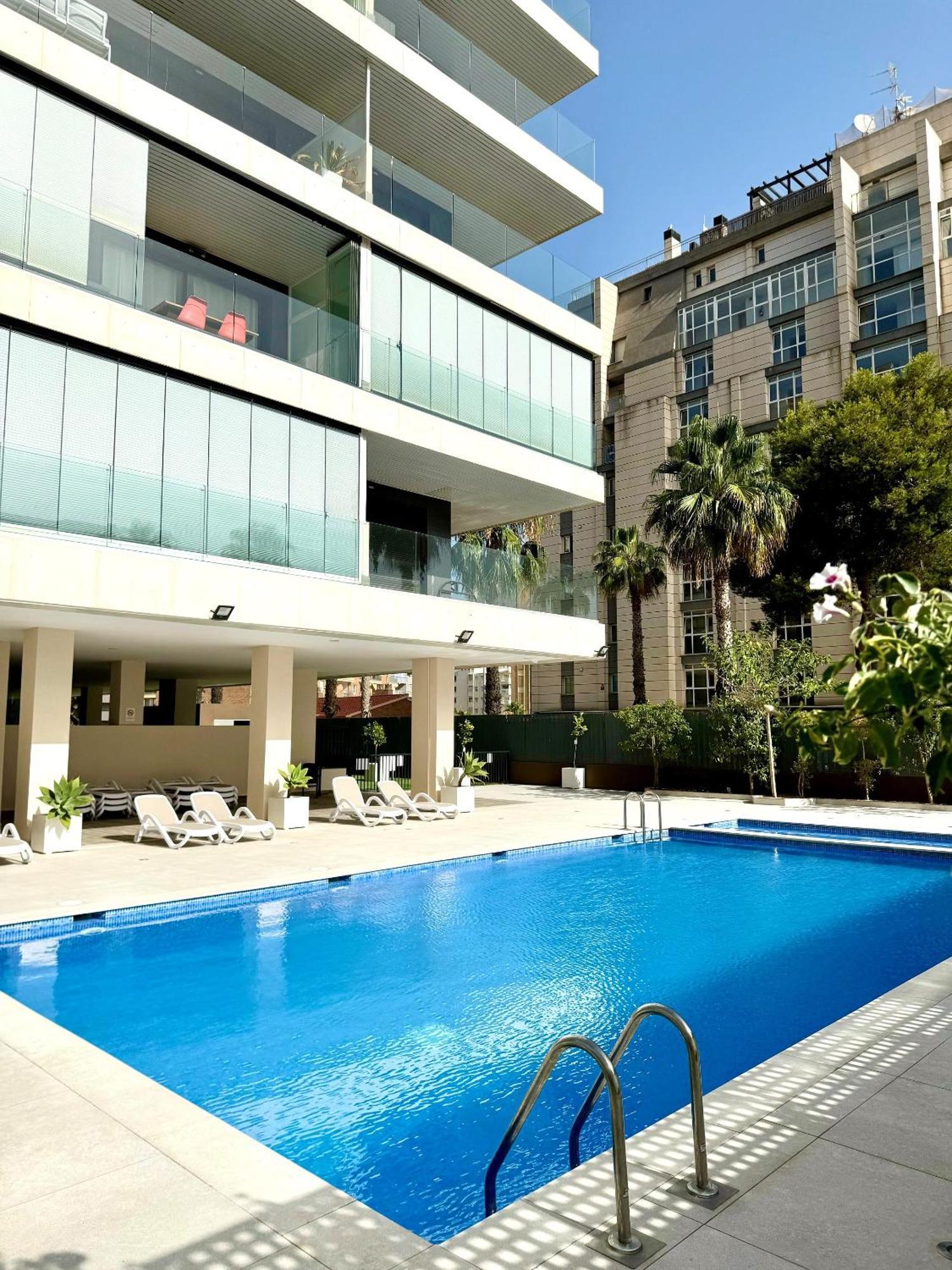 Calpe Beach II - Sea & Pool View Apartment 外观 照片